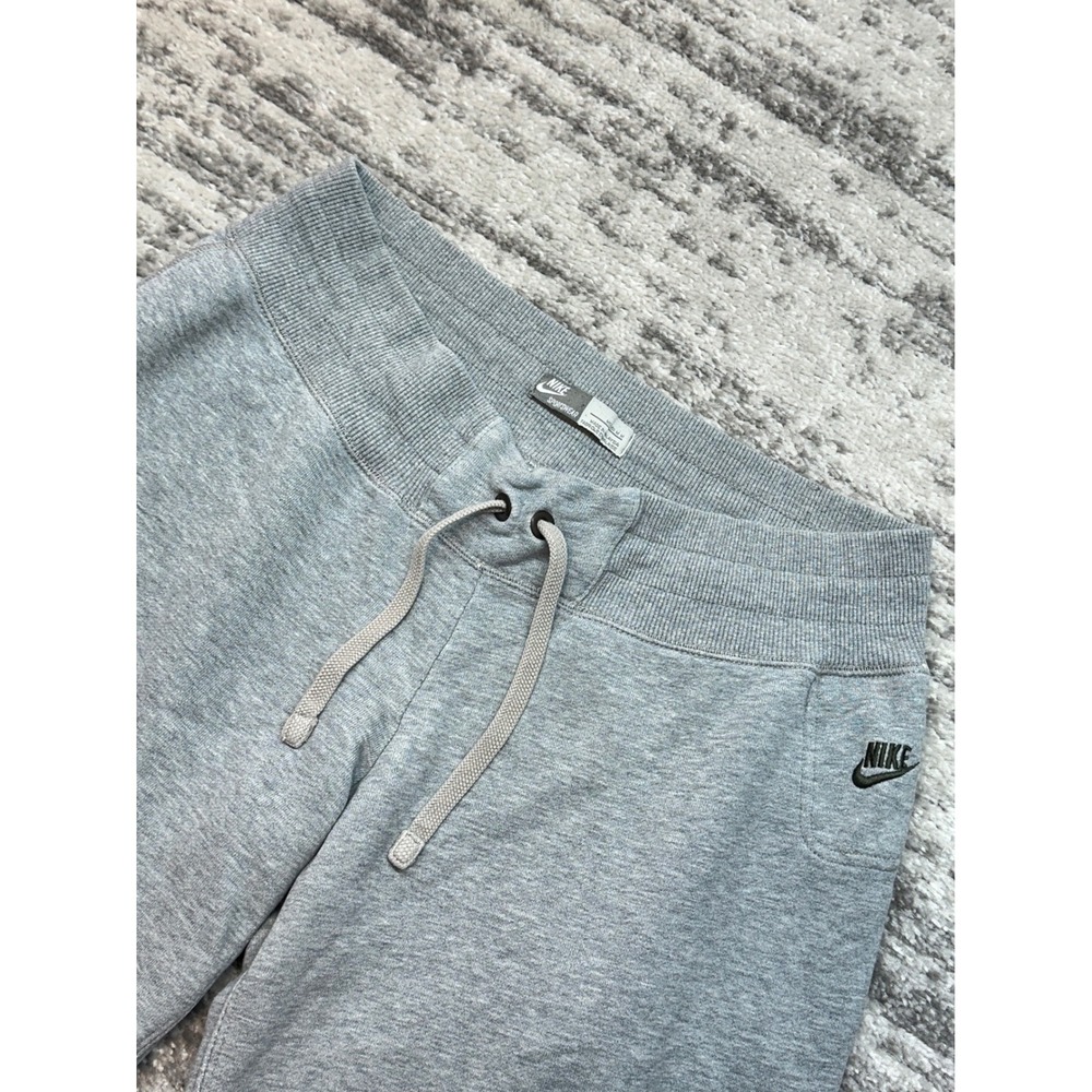 Y2K Nike Sweat Shorts Mens Medium Gray Sportswear Fleece Skate Surf Fleece